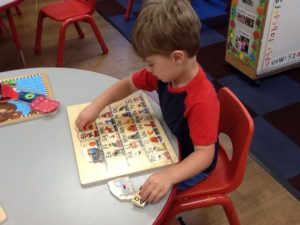 Alphabets puzzle at Sprayberry Campus