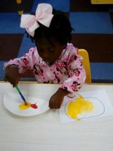 Oil Painting at West Cobb daycare