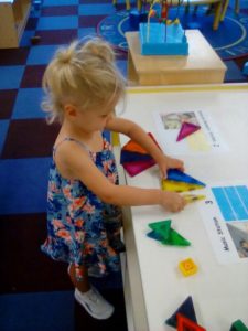 Geometrical toys at West Cobb daycare